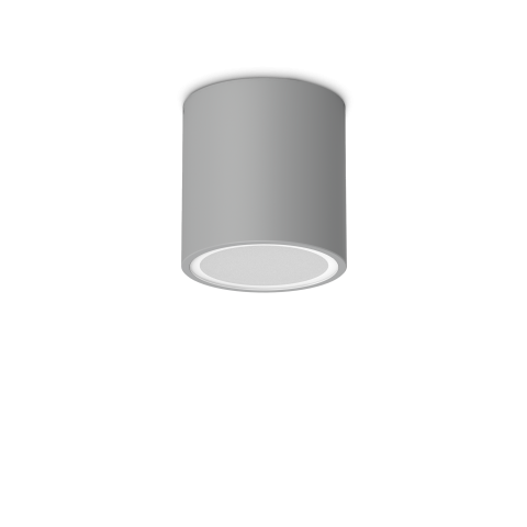 Plafoniere - TECHO PL1 D09 ROUND GRIGIO-Plafoniera