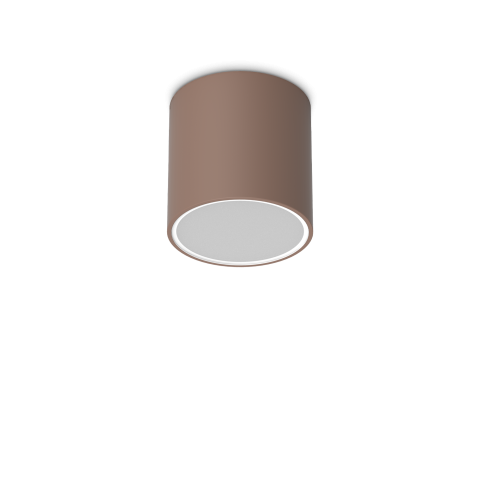 Plafoniere - TECHO PL1 D15 ROUND COFFEE-Plafoniera