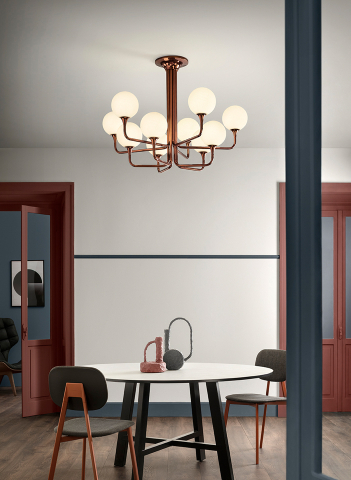 Lustre simple (suspensie) - Tee PL 5+5 RD 120