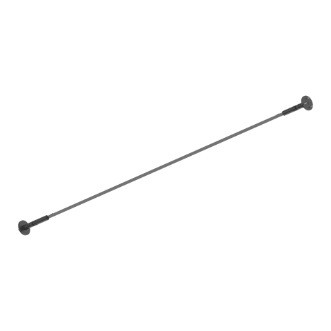 BANDA LED - OTEL - TESI 20mm 05 MT NERO - Flexible steel tape