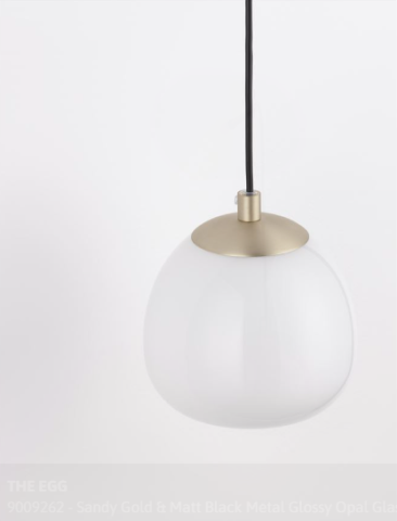 THE EGG AP1 - 9009262 - Sandy Gold & Matt Black Metal [3]