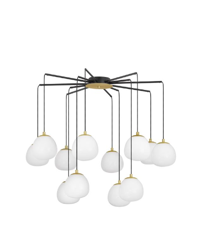 THE EGG - suspensie - SP12 Sandy Gold & Matt Black Metal [1]