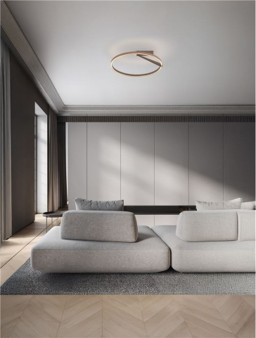 TILIA plafoniera - Moca Coffee Aluminium