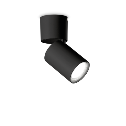 Decorative - TOBY PL1 NERO - plafoniera moderna LED