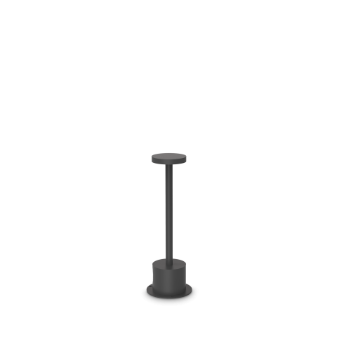 TOFFEE PT D080 H025 NERO - stalpisor de exterior