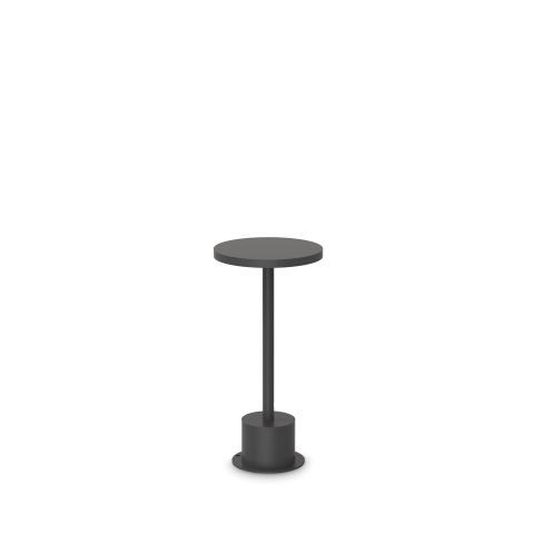 TOFFEE PT D160 H025 NERO - stalpisor de exterior