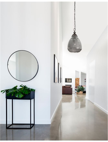 TOULON suspensie SP1 - 8381442 - Gray Glass Dark Brown Base & Chain
