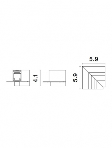 Ultra Slim - conector orizontal 90 grade (electric si mecanic) [1]
