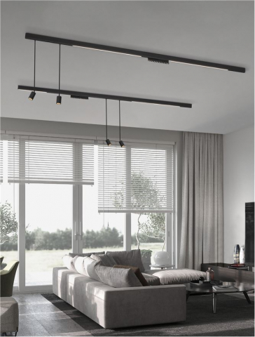 Sisteme de sine - Ultra Slim - suspensie orientabila lunga 5W 3000K