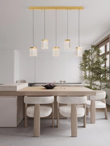 Lustre simple (suspensie) - VANCE 1 gold - suspensie moderna