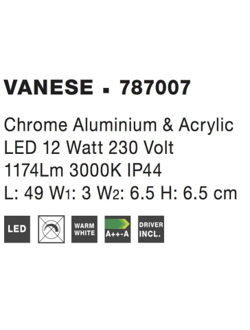 VANESE aplica - 787007 -  Chrome Aluminium & Acrylic [3]