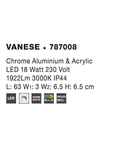 VANESE aplica - 787008 -  Chrome Aluminium & Acrylic [3]