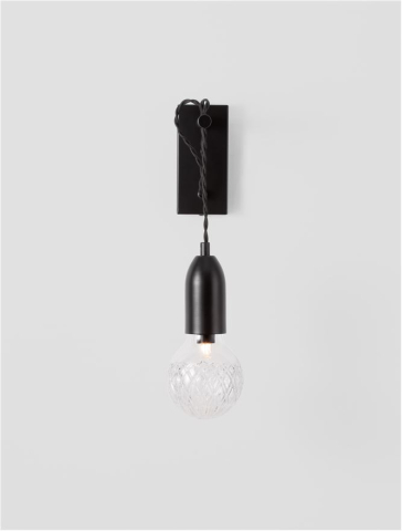 VEDA aplica AP1 - 9536416 - Black Metal & Clear Glass [6]