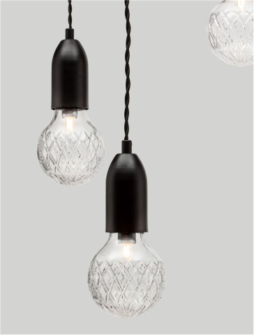 VEDA suspensie SP3 - 9536418 - Black Metal & Clear Glass [4]