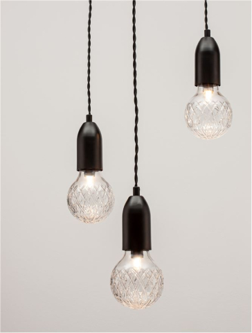 VEDA suspensie SP3 - 9536418 - Black Metal & Clear Glass [5]