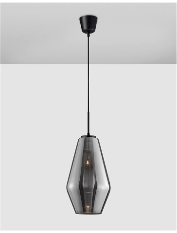VEIRO suspensie SP1 - 9724101 - Chrome Glass Black Metal Black Fabric Wire [3]