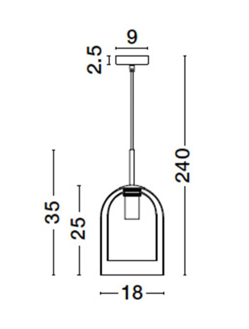 Velor SP1 Champagne Glass - suspensie moderna [6]