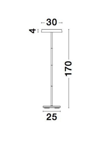 VITI lampadar - 9155182 - Sandy Black Aluminium & Acrylic [5]