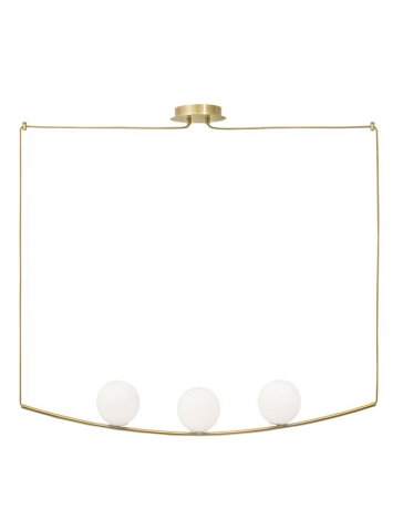 VITTON SP3 - 8279602 - Brass Metal White Glossy Glass Brass Fabric Cable [1]