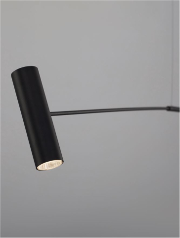 VOICE lampadar - 9061429 - Sandy Black A luminium & Acrylic [2]