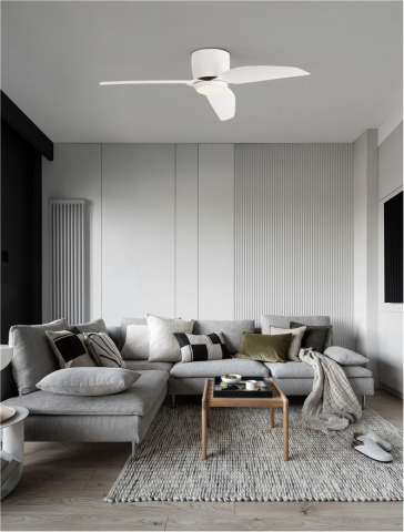 Corpuri pt interior - VOLGA plafoniera - 9952361 - White Aluminium & White ABS