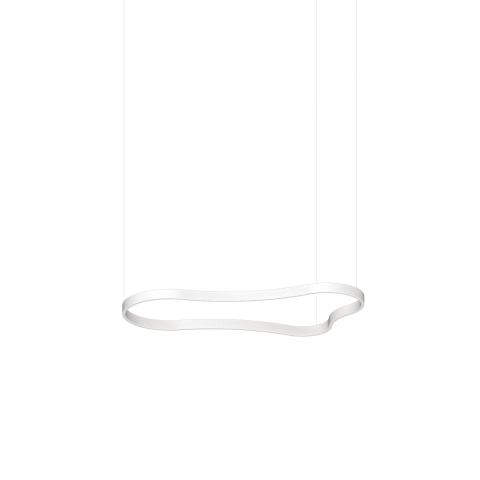 WAVES-2 SP BIANCO - suspensie moderna LED