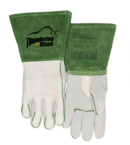 10-2655-ThunderingBison™ mănuşă de sudură cu întăritură în palmă [2]