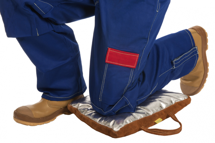 Lava Brown™ pernă de sudură; şpalt maro de vită pe o parte iar pe cealaltă parte PFR Rayon [2]