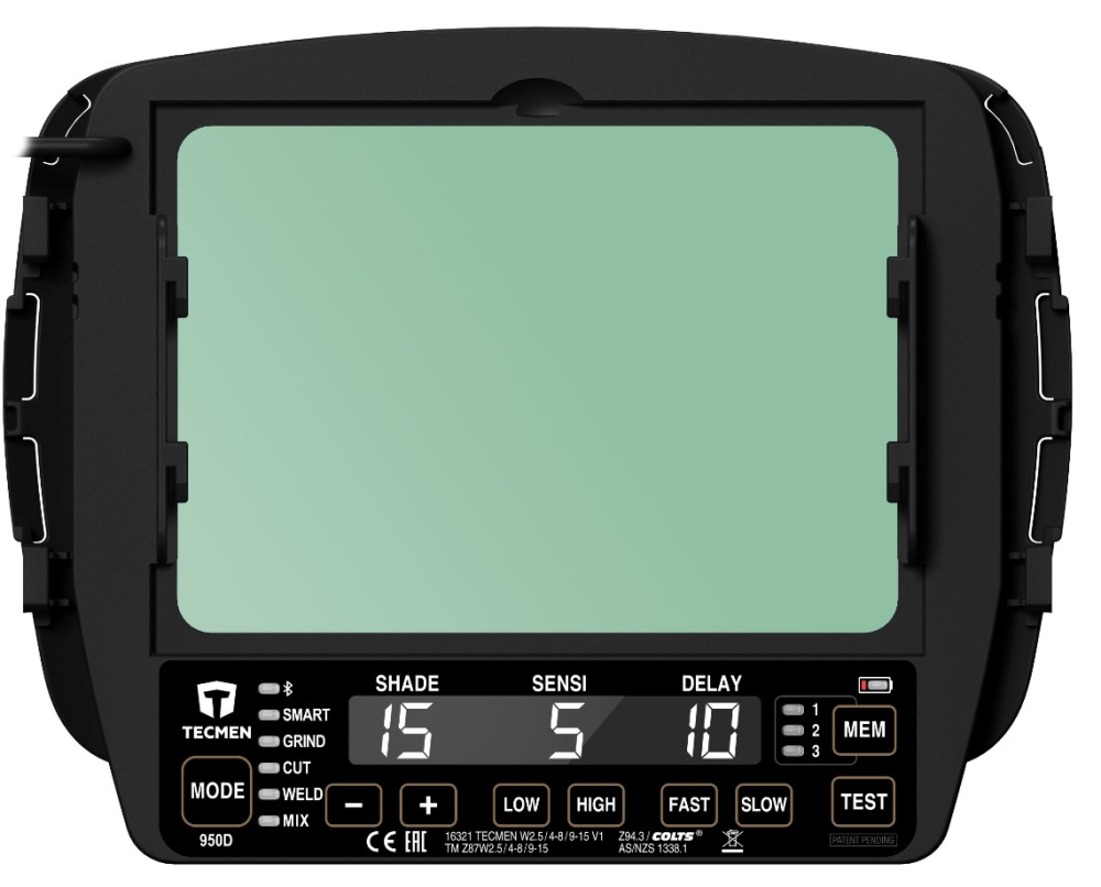 Masca de sudura TECMEN seria 900 cu filtru 950D-G [3]