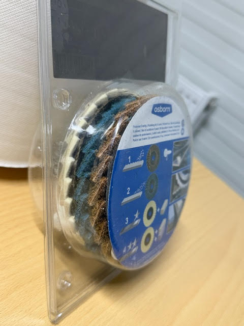 SET POLISH 5 (DISCURI+PASTE) PIESE PENTRU FINISAJ INOX Ø 125 [2]