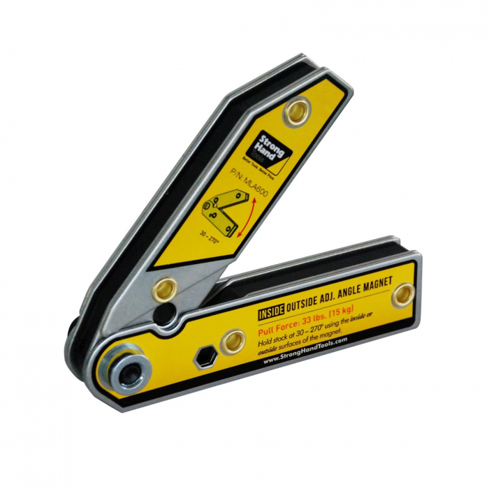 Vinclu int./ext. ajustabil pentru sudura in unghi 30-270°, forta 15kg [3]
