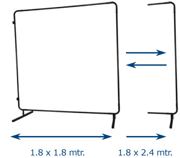 Ramă modulară COMBOframe™ 1,8 x 1,8 m sau 1,8 x 2,4 m inclusivc element de prindere [2]