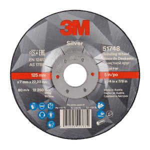 Abrazive - Disc polizare 3M Silver 125x7,0x22,23 T27 cu particule ceramice