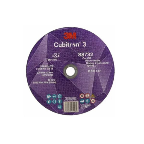 Echipamente si Abrazive profesionale - Disc debitare 3M™ Cubitron™ 3 T41, 230X2 mm x 22 mm, PN88732