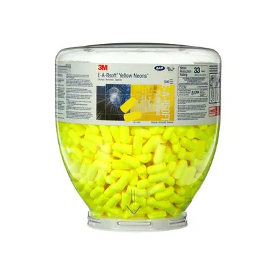 Protectie respiratorie, auditiva si oculara - Antifoane interne 3M™ E-A-Rsoft™ Yellow Neon