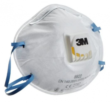 Protectie respiratorie, auditiva si oculara - Masca de protectie respiratorie 3M™ FFP2 8822