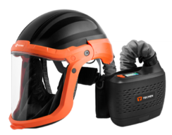 Respiratorie - MASCA POLIZARE TECMEN G20-V CU SISTEM ADUCTIE AER