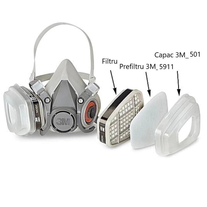 Set 2 filtre pentru gaze si vapori seria 3M™ 6000 [1]