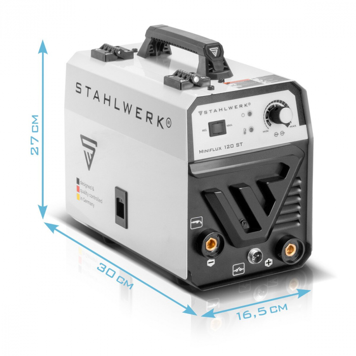 Aparat de sudura fara gaz Mini FLUX 120 ST Stahlwerk [8]