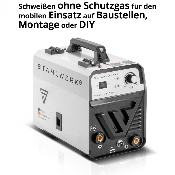 Aparat de sudura fara gaz Mini FLUX 120 ST Stahlwerk [4]