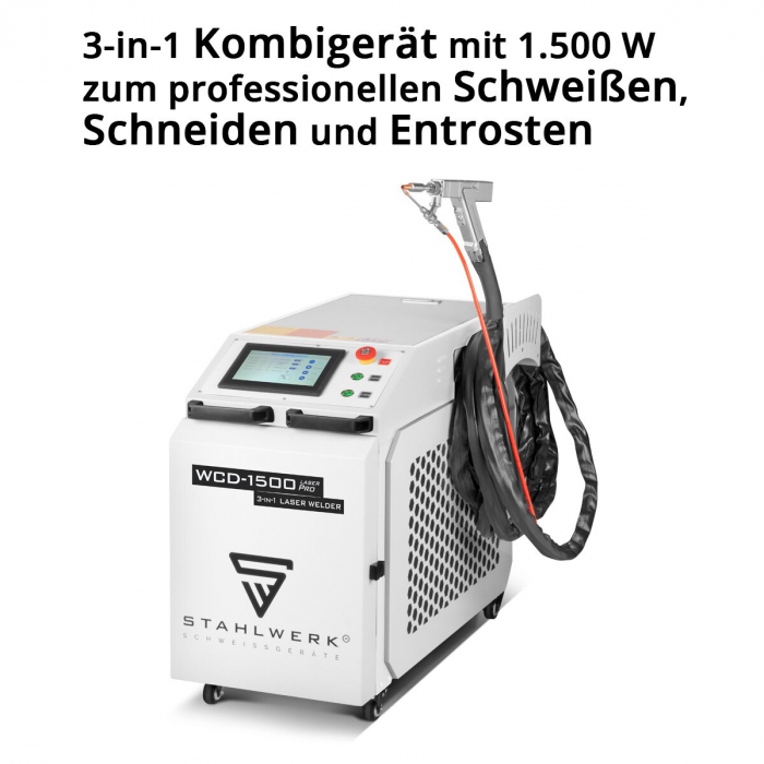 Aparat de sudura laser 3 in 1 Stahlwerk WCD- 1500w Laser Pro [2]