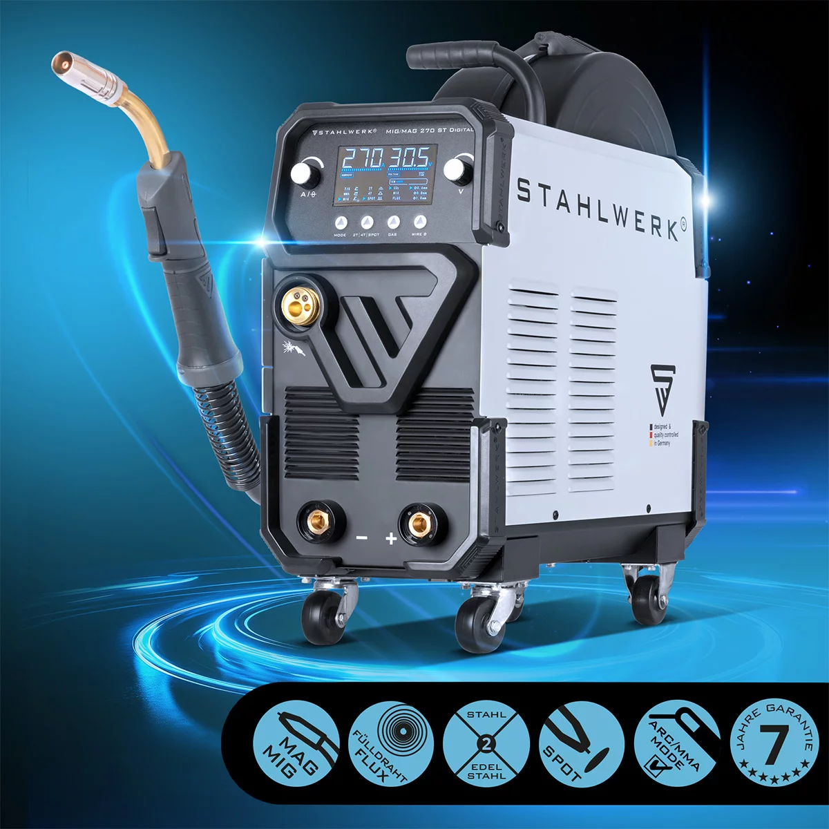 Aparat de sudura MIG 270 ST Digital Stahlwerk [2]