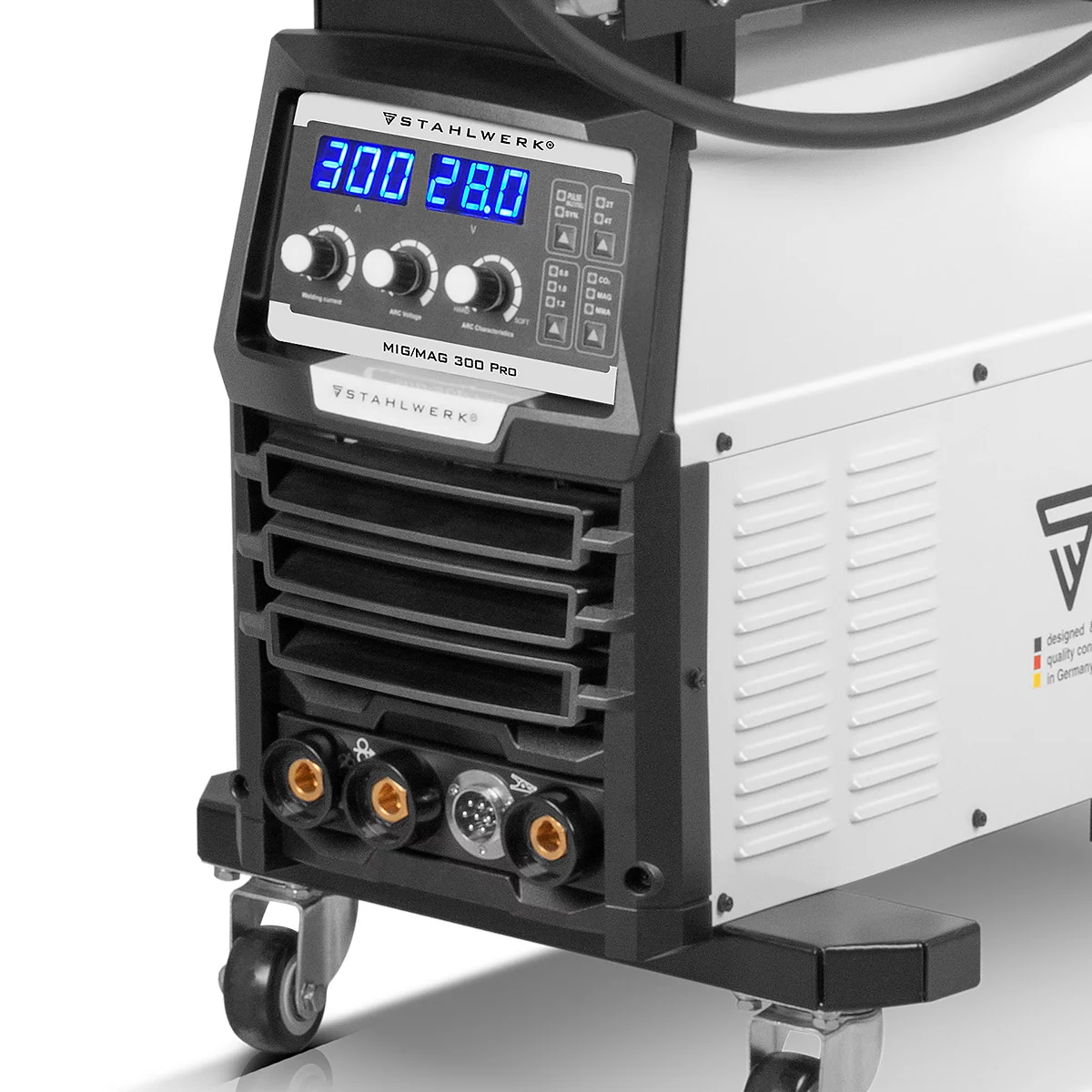 Aparat de sudura MIG MAG 300 Pro Invertor IGBT complet sinergic cu 300 A si functie de impuls Sistem de sudura combinat 3 in 1 MIG MAG | MMA | Lift-TIG [5]
