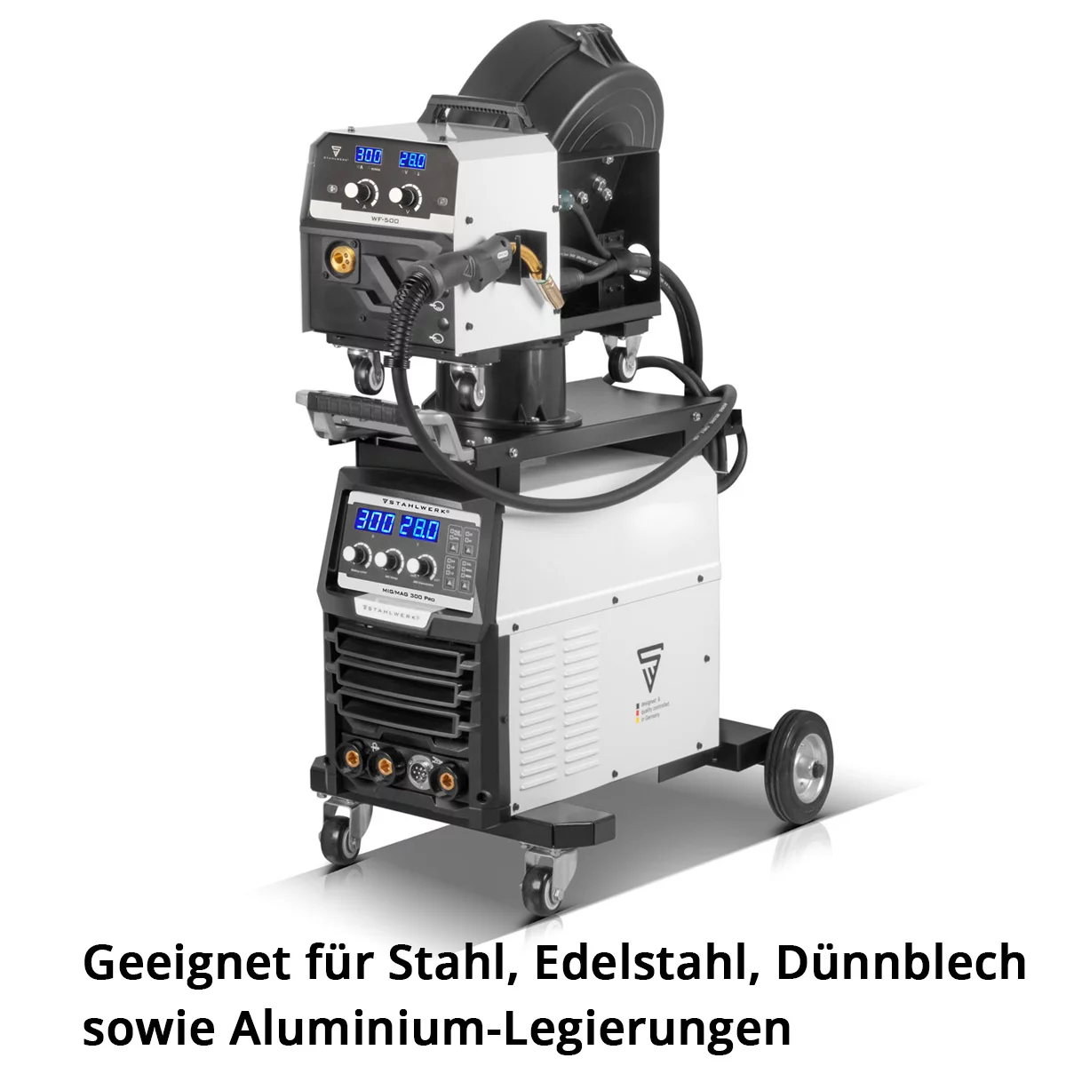 Aparat de sudura MIG MAG 300 Pro Invertor IGBT complet sinergic cu 300 A si functie de impuls Sistem de sudura combinat 3 in 1 MIG MAG | MMA | Lift-TIG [3]