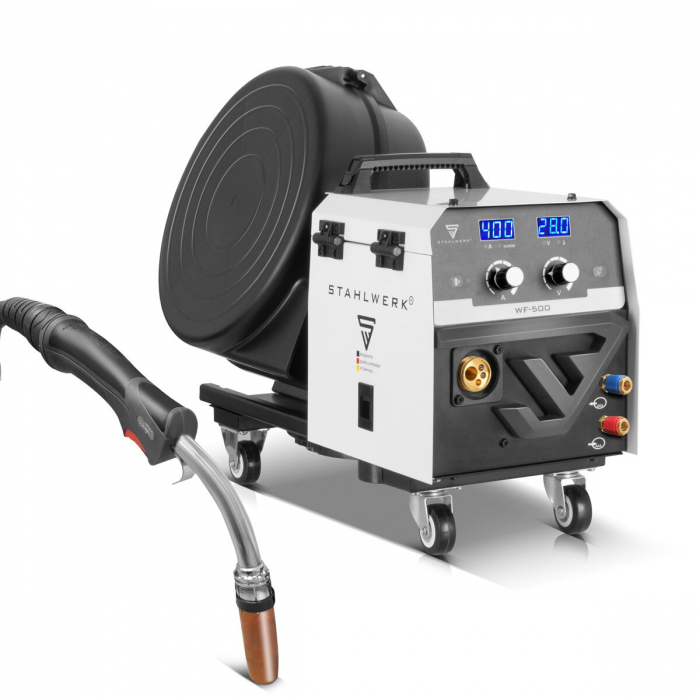 Aparat de sudura MIG MAG 400 Pro Invertor IGBT complet sinergic, racit cu apa, cu 400 A si functie de impuls Sistem de sudura combinat 3-in-1 MIG MAG | MMA | Lift-TIG [9]