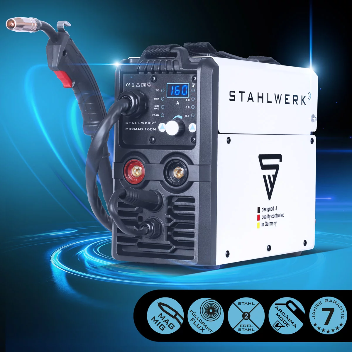 Aparat de sudura multiproces MIG/MAG/TIG/MMA Stahlwerk MIG 160 M [3]