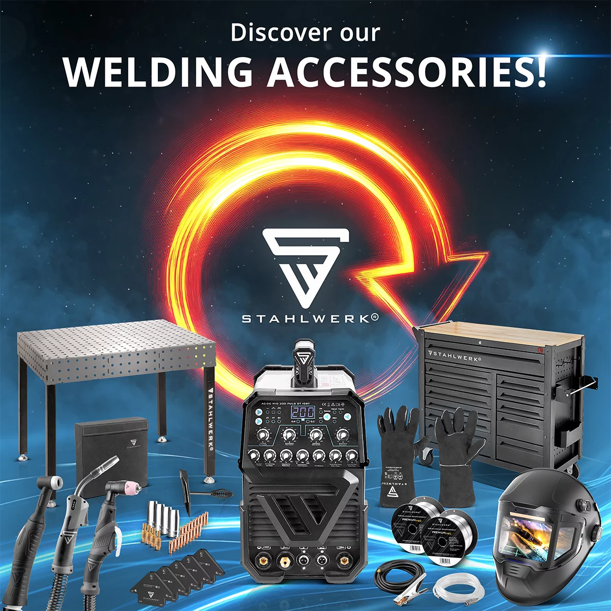 Aparat de sudura multiproces MIG/MAG/TIG/MMA Stahlwerk MIG 160 M [11]