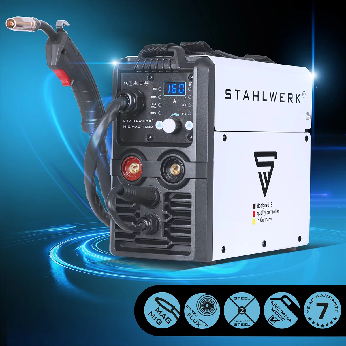 Aparat de sudura multiproces MIG/MAG/TIG/MMA Stahlwerk MIG 160 M [2]