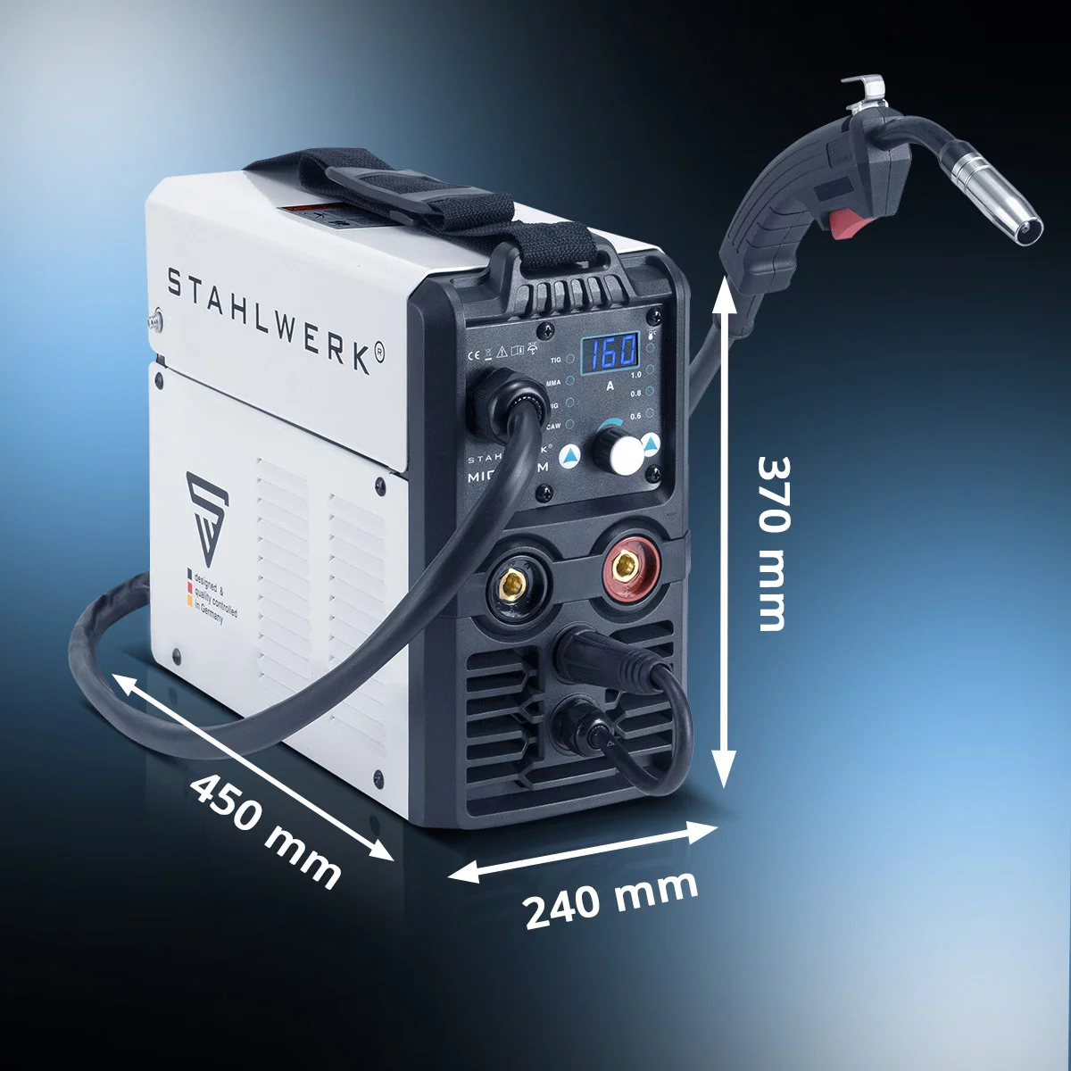 Aparat de sudura multiproces MIG/MAG/TIG/MMA Stahlwerk MIG 160 M [2]