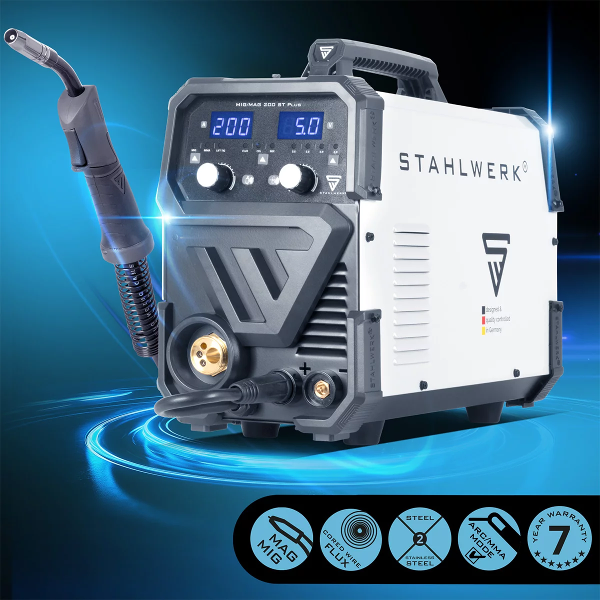 Aparat de sudura STAHLWERK MIG MAG 200 ST PLUS [2]